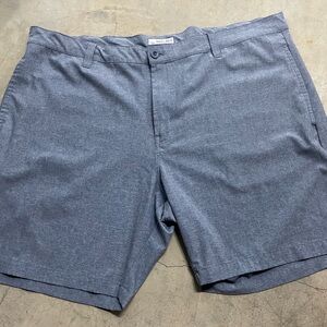 Maelreg Performance Blue‎ Flat Front Mid-Length Shorts